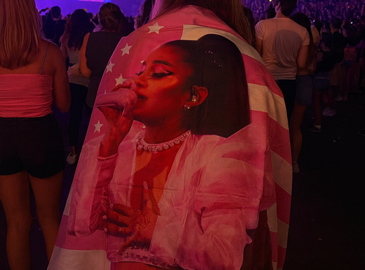 Ariana Grande "Stars & Stripes" Flag