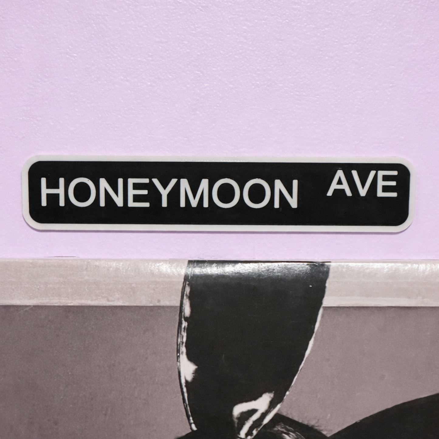 "Honeymoon Avenue" Street Sign Ornament