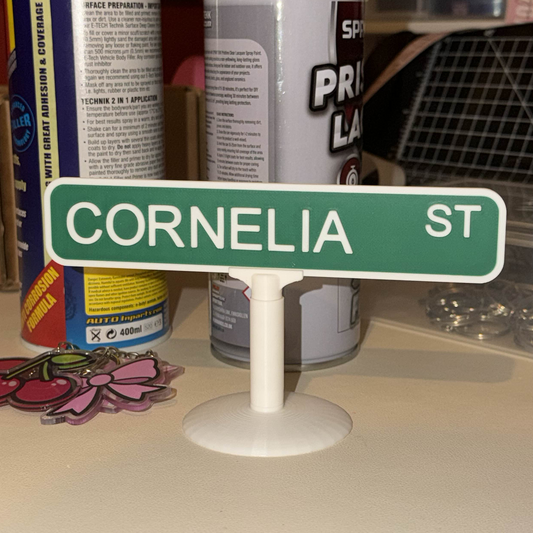 "Cornelia Street" Street Sign Ornament