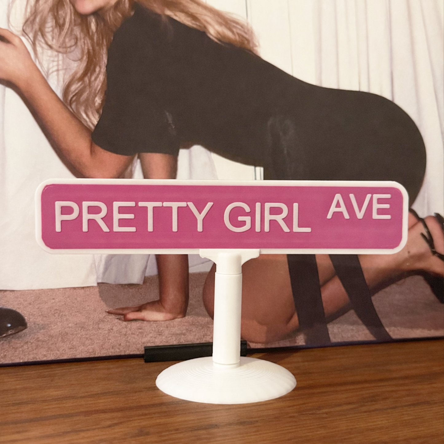 "Pretty Girl Avenue" Street Sign Ornament