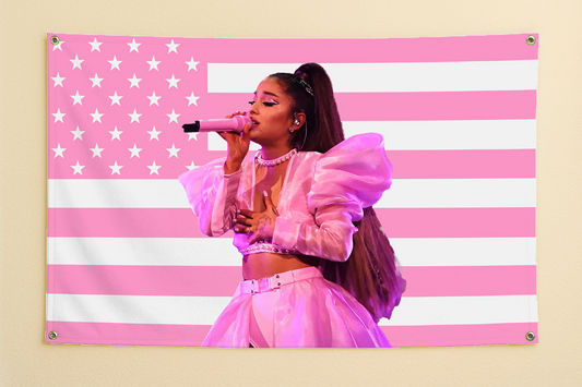 Ariana Grande "Stars & Stripes" Flag