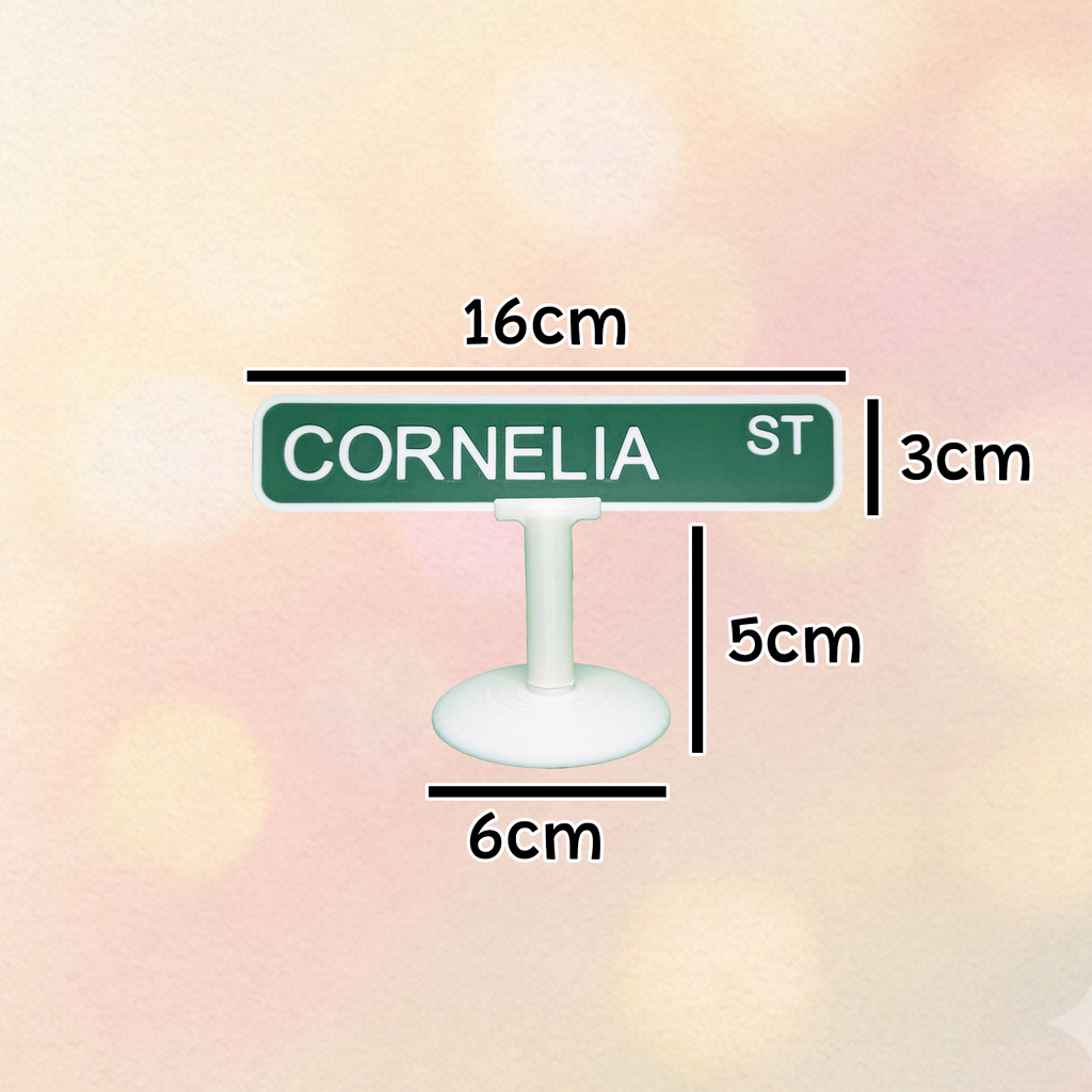 "Cornelia Street" Street Sign Ornament