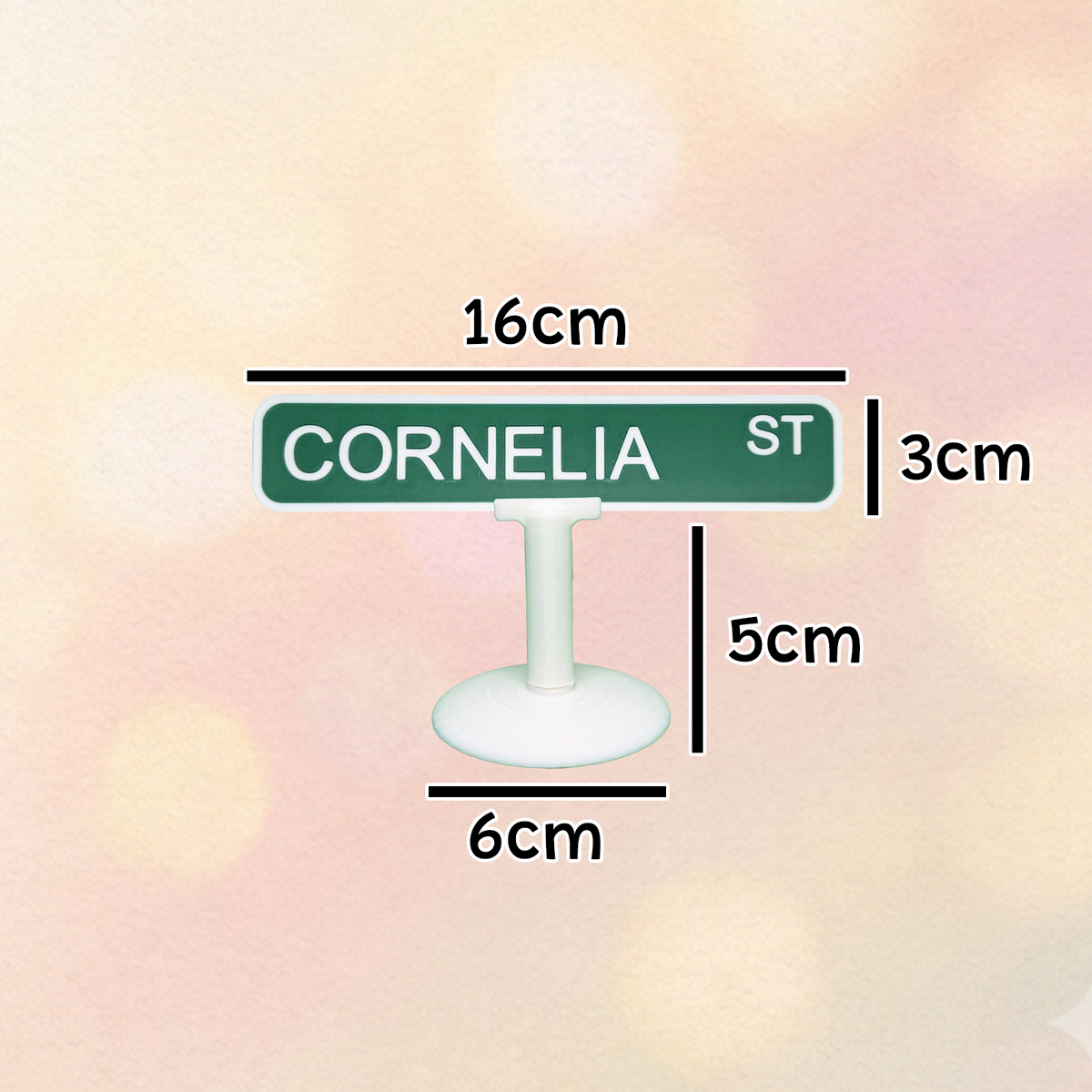 "Cornelia Street" Street Sign Ornament