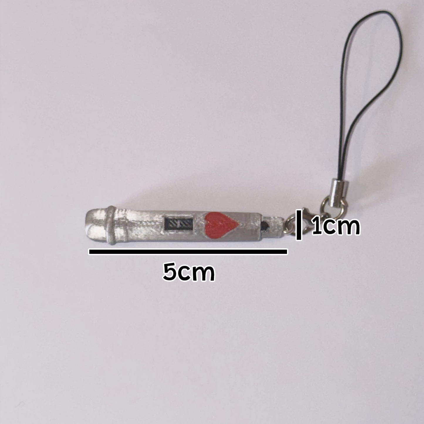 Sabrina Carpenter "Heart Microphone" Keychain