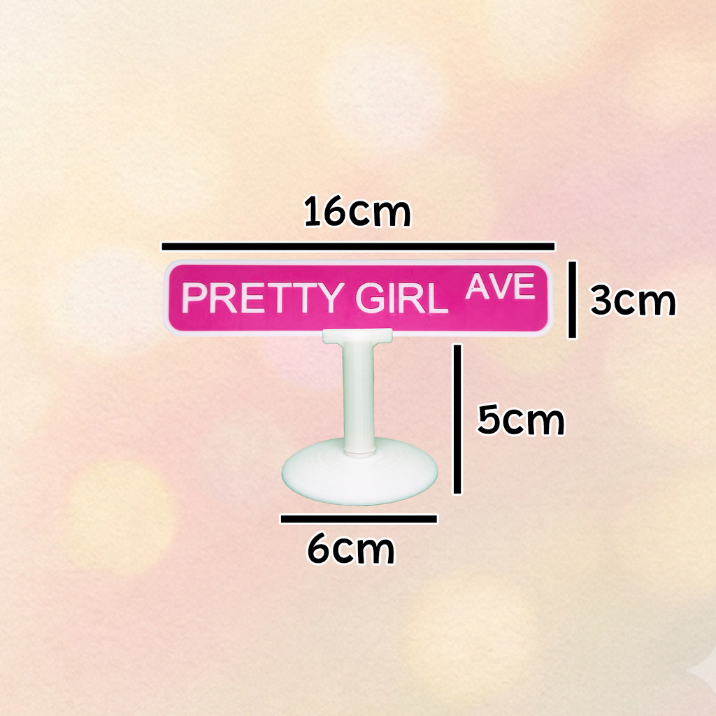 "Pretty Girl Avenue" Street Sign Ornament
