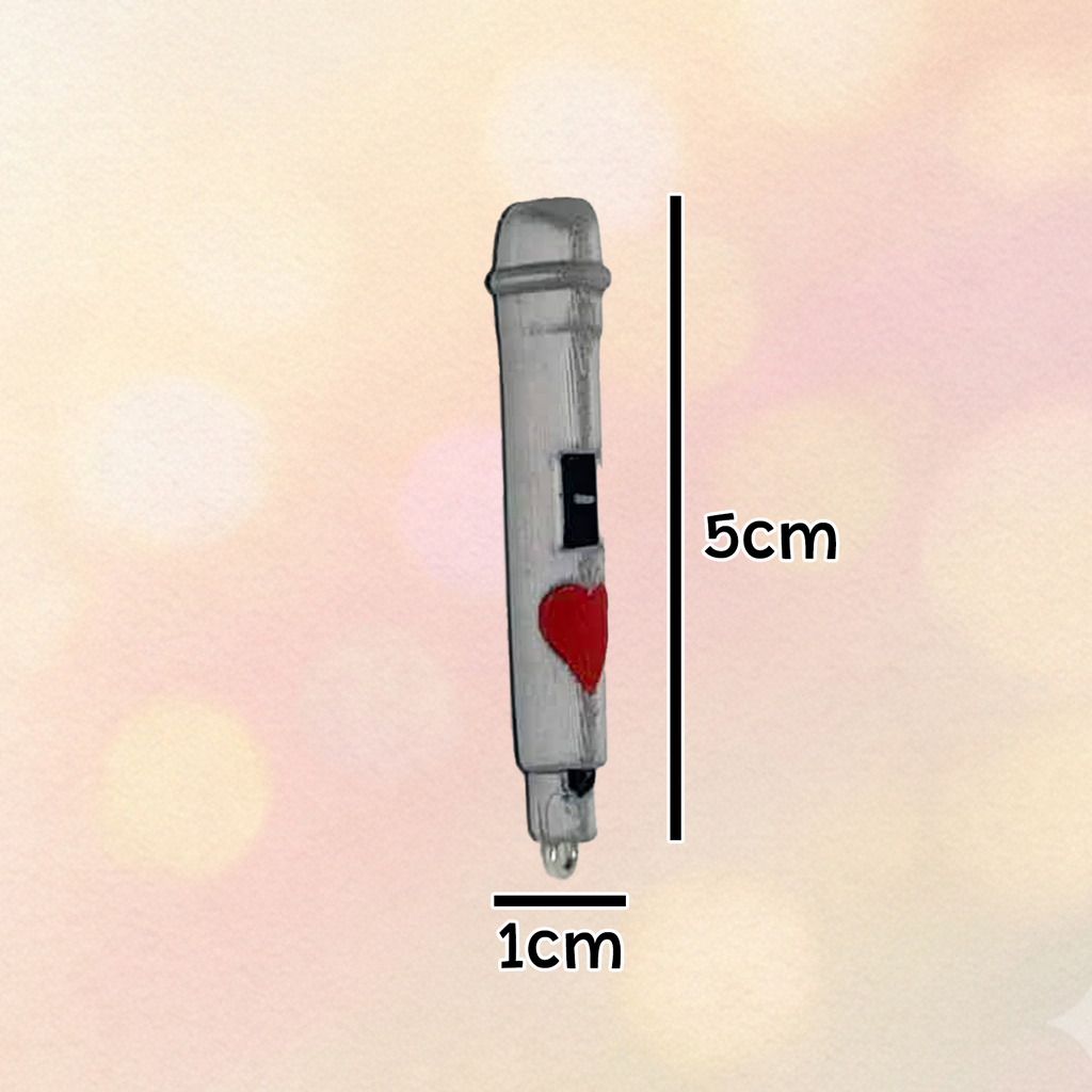 "Heart Microphone" Keychain