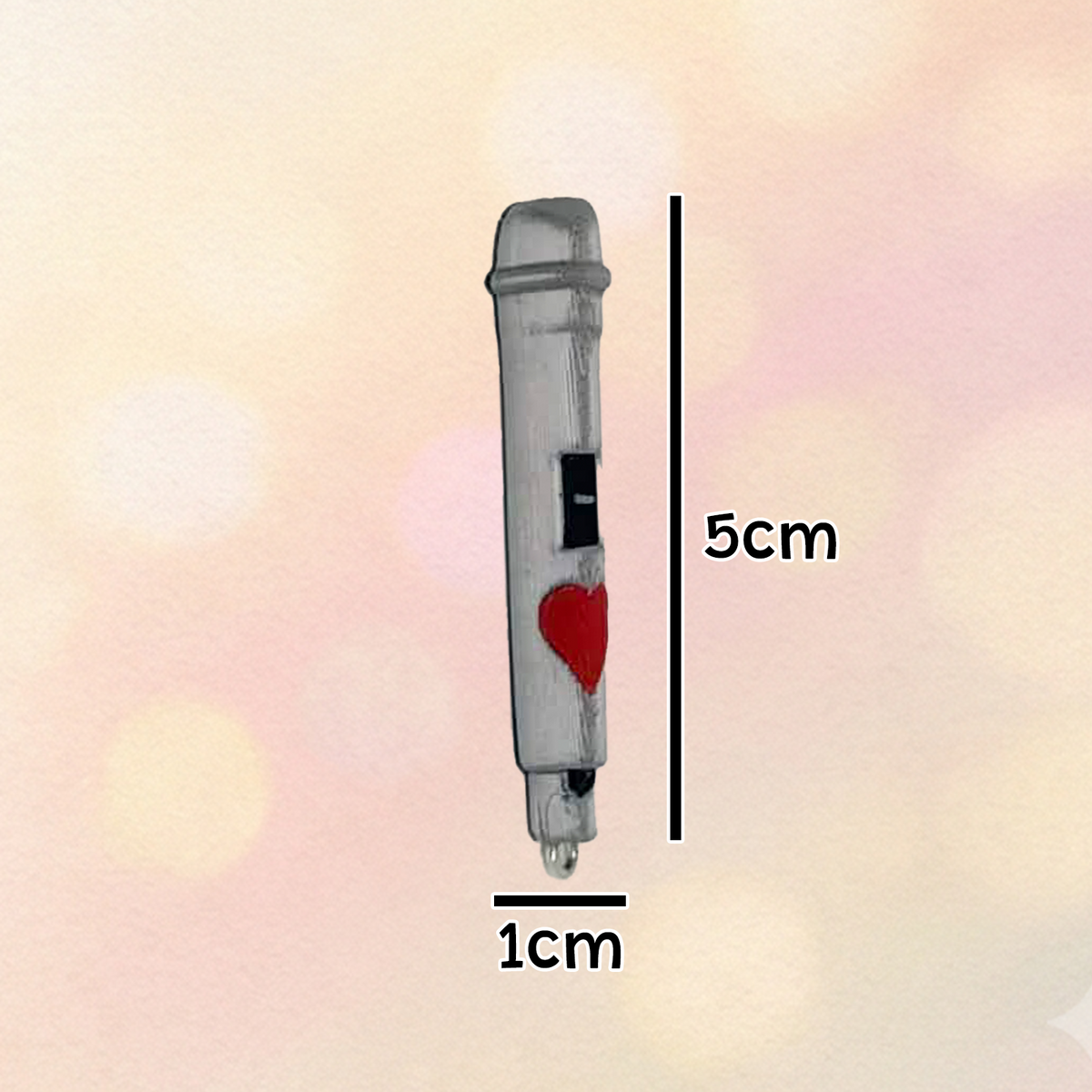 "Heart Microphone" Keychain