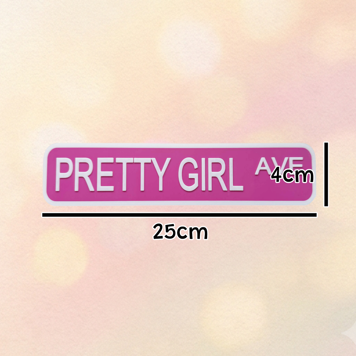 "Pretty Girl Avenue" Street Sign Wallhang
