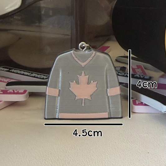 Tate McRae "Canada Down" Keychain