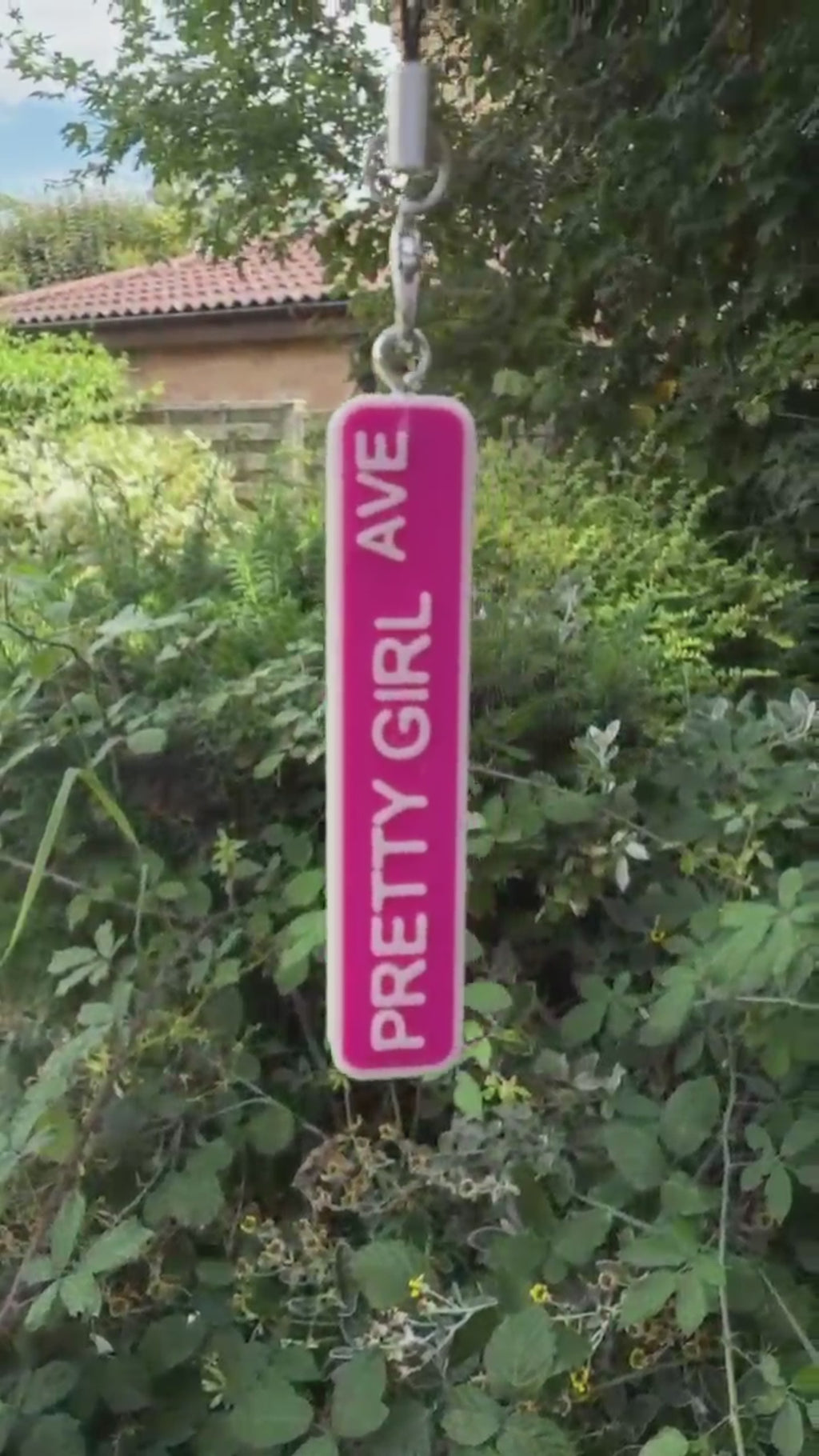 "Pretty Girl Avenue" Keychain