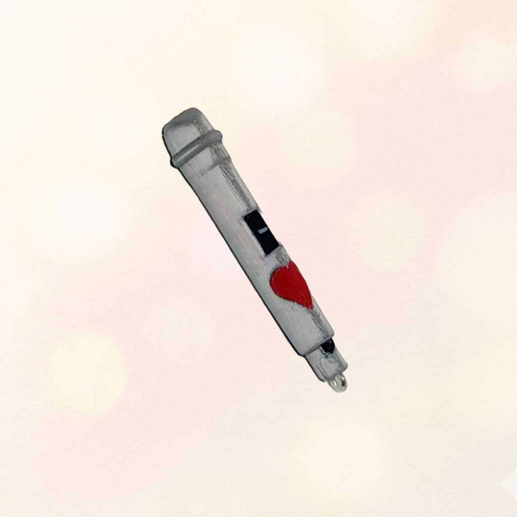 "Heart Microphone" Keychain