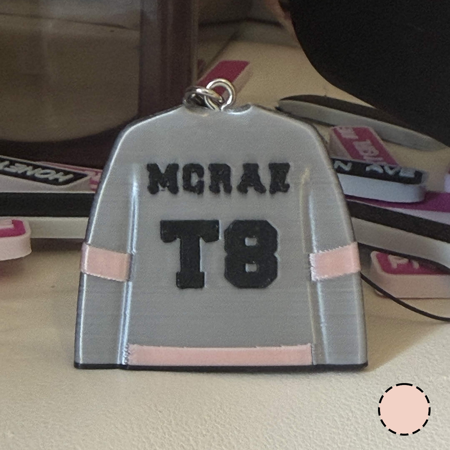 Tate McRae "Canada Down" Keychain