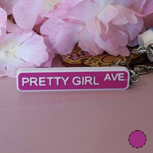 Sabrina Carpenter "Pretty Girl Ave." Keychain