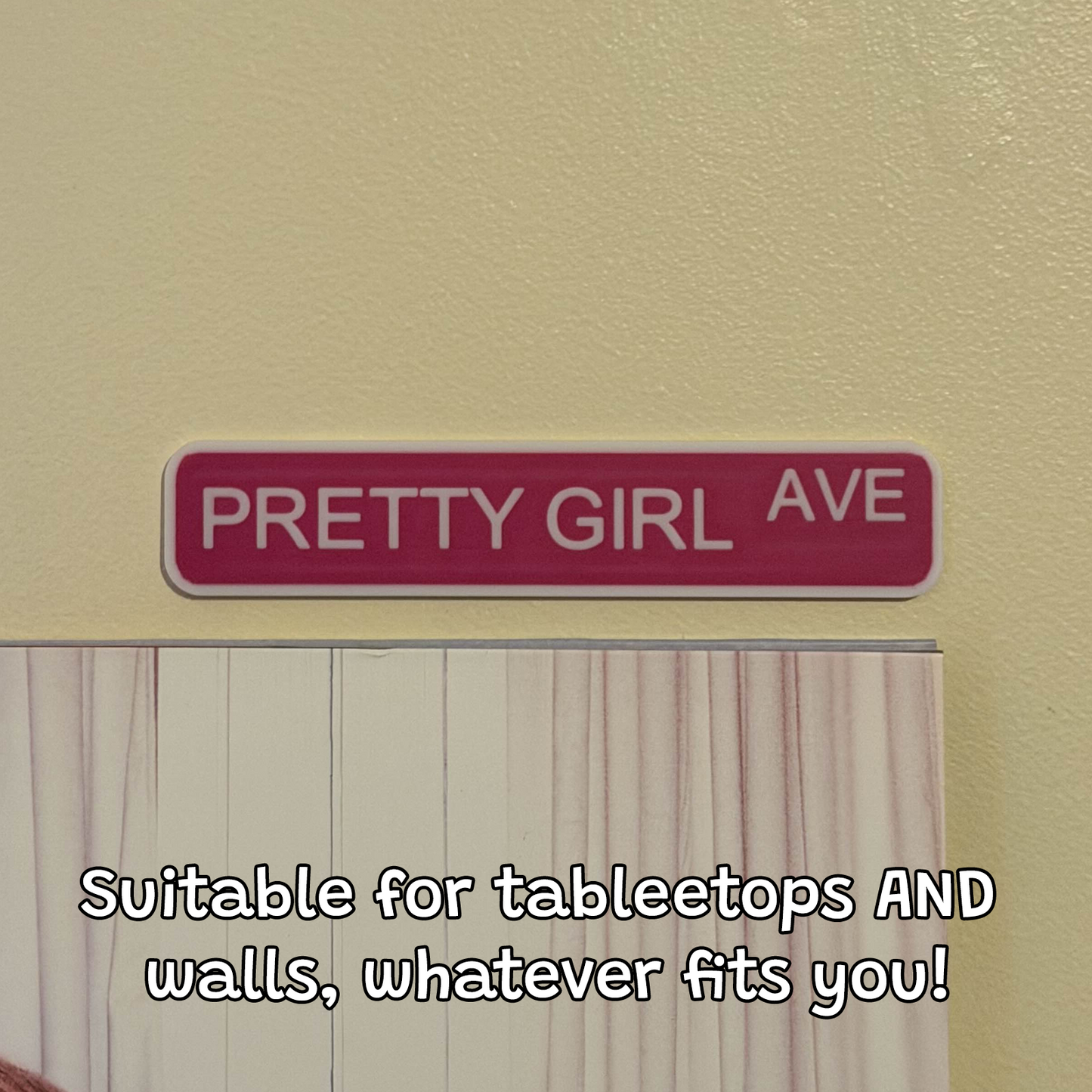 "Pretty Girl Avenue" Street Sign Ornament